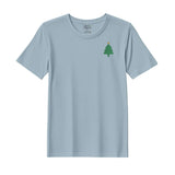 BYFT Threads Embroidered For You Christmas - Simple Christmas Tree with Star Designed T-Shirts