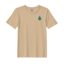 BYFT Threads Embroidered For You Christmas - Simple Christmas Tree with Star Designed T-Shirts