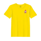 BYFT Threads Embroidered For You Christmas - Smiling Christmas Star with Santa Hat Designed T-Shirts