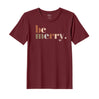 BYFT Threads Printed Christmas - Be Merry Designed T-Shirts