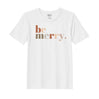 BYFT Threads Printed Christmas - Be Merry Designed T-Shirts