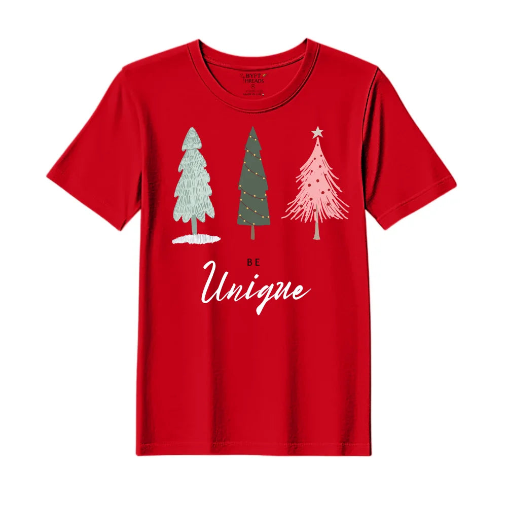 BYFT Threads Printed Christmas - Be Unique Designed T-Shirts