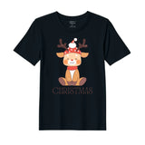 BYFT Threads Printed Christmas - Christmas Deer Designed T-Shirts