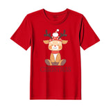 BYFT Threads Printed Christmas - Christmas Deer Designed T-Shirts