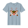 BYFT Threads Printed Christmas - Christmas Deer Face Designed T-Shirts