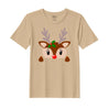 BYFT Threads Printed Christmas - Christmas Deer Face Designed T-Shirts