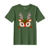 BYFT Threads Printed Christmas - Christmas Deer Face Designed T-Shirts