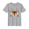 BYFT Threads Printed Christmas - Christmas Deer Face Designed T-Shirts