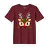 BYFT Threads Printed Christmas - Christmas Deer Face Designed T-Shirts