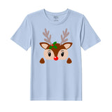 BYFT Threads Printed Christmas - Christmas Deer Face Designed T-Shirts