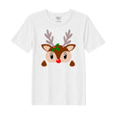 BYFT Threads Printed Christmas - Christmas Deer Face Designed T-Shirts