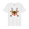BYFT Threads Printed Christmas - Christmas Deer Face Designed T-Shirts
