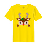 BYFT Threads Printed Christmas - Christmas Deer Face Designed T-Shirts