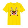 BYFT Threads Printed Christmas - Christmas Deer Face Designed T-Shirts