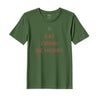 BYFT Threads Printed Christmas - Eat Drink Be Merry Designed T-Shirts