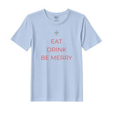 BYFT Threads Printed Christmas - Eat Drink Be Merry Designed T-Shirts