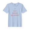 BYFT Threads Printed Christmas - Eat Drink Be Merry Designed T-Shirts