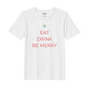 BYFT Threads Printed Christmas - Eat Drink Be Merry Designed T-Shirts