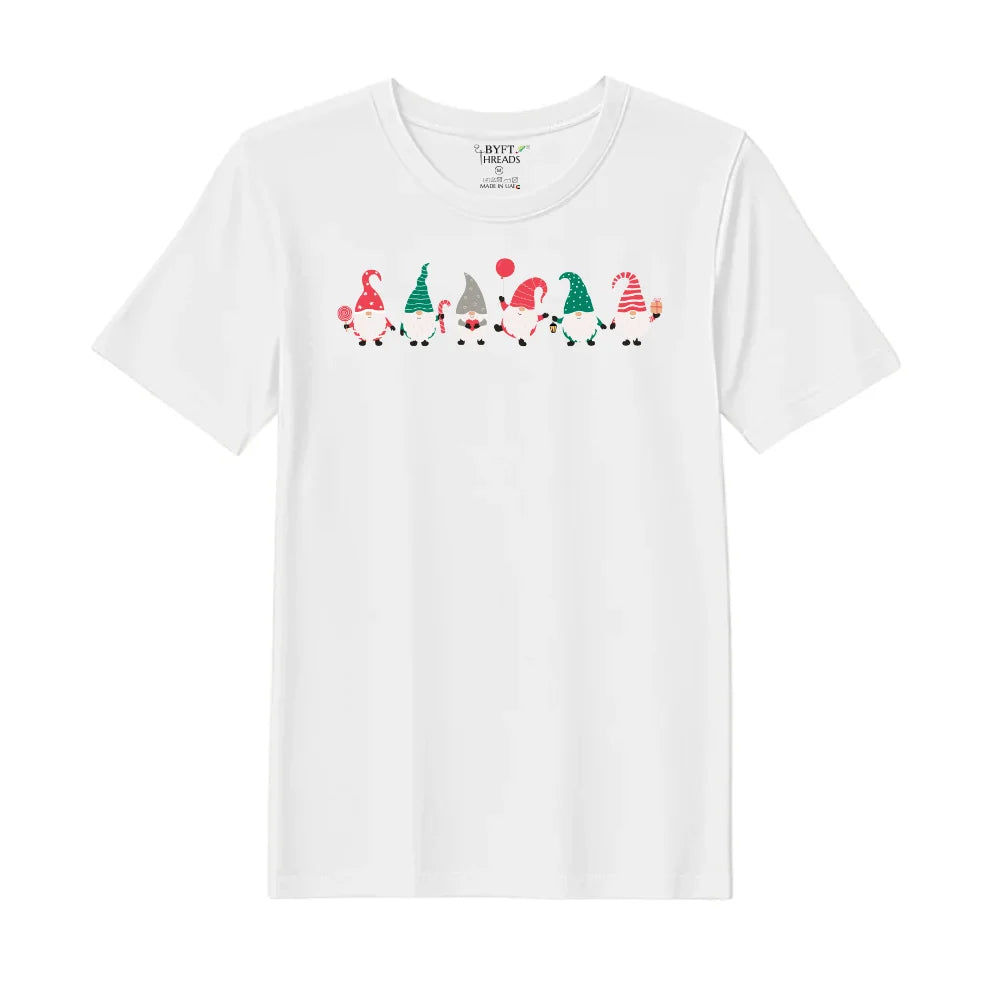 BYFT Threads Printed Christmas - ELF Designed T-Shirts