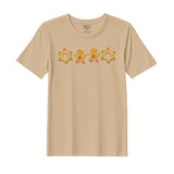 BYFT Threads Printed Christmas - Gingerbread Star Designed T-Shirts