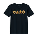 BYFT Threads Printed Christmas - Gingerbread Star Designed T-Shirts