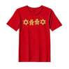 BYFT Threads Printed Christmas - Gingerbread Star Designed T-Shirts