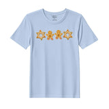 BYFT Threads Printed Christmas - Gingerbread Star Designed T-Shirts