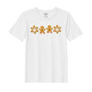 BYFT Threads Printed Christmas - Gingerbread Star Designed T-Shirts
