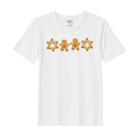 BYFT Threads Printed Christmas - Gingerbread Star Designed T-Shirts