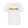 BYFT Threads Printed Christmas - Gingerbread Star Designed T-Shirts