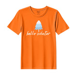 BYFT Threads Printed Christmas - Hello Winter Designed T-Shirts