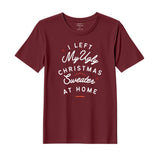 BYFT Threads Printed Christmas - I left my ugly Christmas sweater at home Designed T-Shirts
