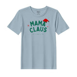 BYFT Threads Printed Christmas - Mama Claus Hat Designed T-Shirts
