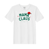 BYFT Threads Printed Christmas - Mama Claus Hat Designed T-Shirts