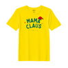 BYFT Threads Printed Christmas - Mama Claus Hat Designed T-Shirts