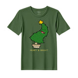 BYFT Threads Printed Christmas - Merry & Bright Designed T-Shirts