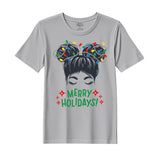 BYFT Threads Printed Christmas - Merry Holidays Designed T-Shirts