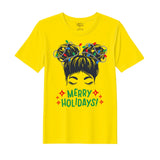BYFT Threads Printed Christmas - Merry Holidays Designed T-Shirts