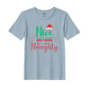BYFT Threads Printed Christmas - Nice untill proven Naughty Designed T-Shirts