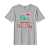 BYFT Threads Printed Christmas - Nice untill proven Naughty Designed T-Shirts
