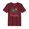 BYFT Threads Printed Christmas - Nice untill proven Naughty Designed T-Shirts