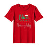 BYFT Threads Printed Christmas - Nice untill proven Naughty Designed T-Shirts