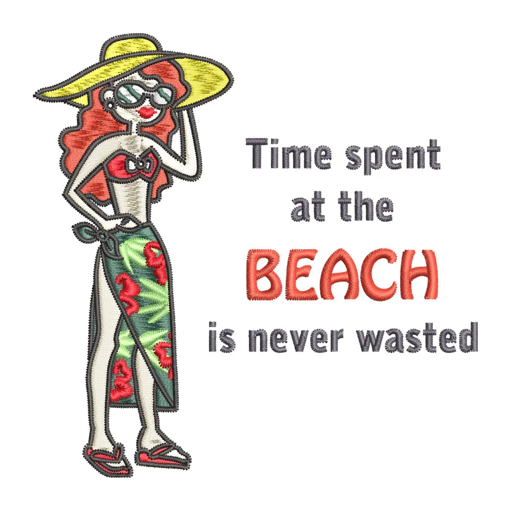BYFT Time Spent at the Beach Embroidered Cap