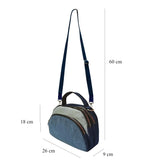 The Purani Jeans Boho Blues Handbag | Handmade Denim Boho Style Shoulder Bag