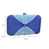 The Purani Jeans Denim Bow Clutch | Handmade Fashion Clutch