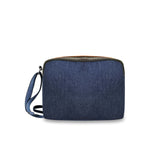 The Purani Jeans Frayed Denim Sling Bag | Blue Denim Handmade Crossbody Bag