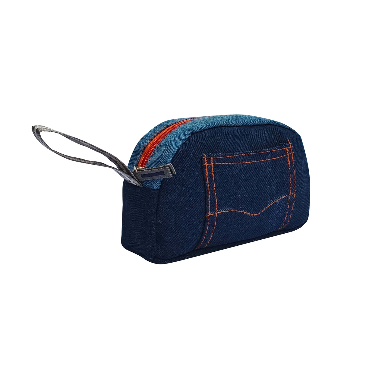 The Purani Jeans Pencil Pouch | Classic Blue Denim Handmade Stationery Pouch