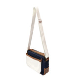 The Purani Jeans Terra Denim Sling Bag | Blue Denim Handmade Crossbody Bag