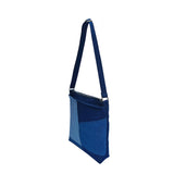 The Purani Jeans Three Shades Denim Tote Bag | Blue Denim Handmade Carry Bag