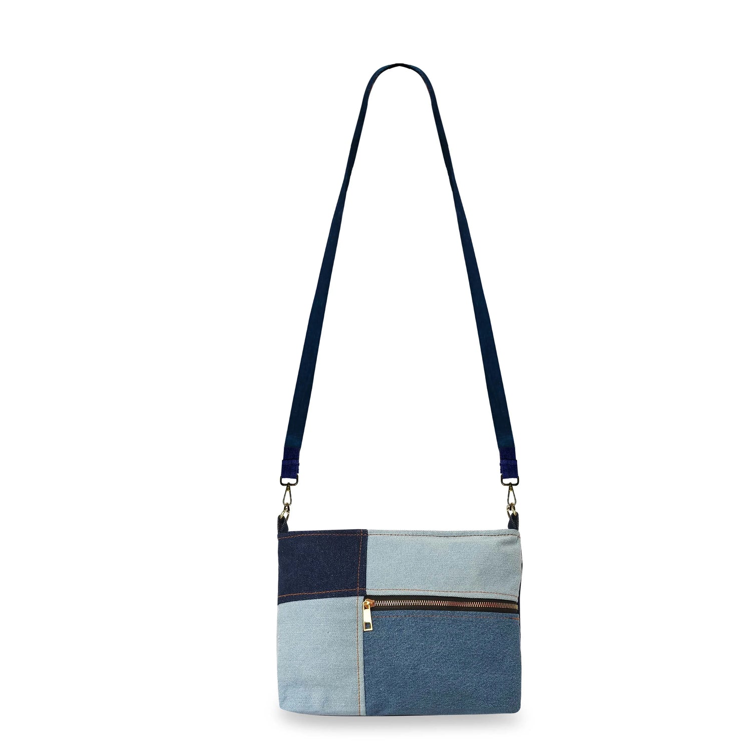 The Purani Jeans Vintage Vibes Handbag | Blue Denim Handmade Fashion Bag